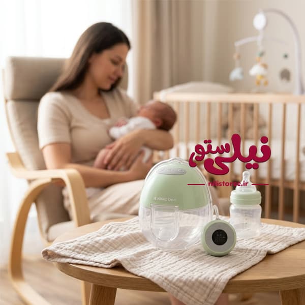 شیردوش پرتابل برقی برند کیکابوkikkaboo مدلIRIS