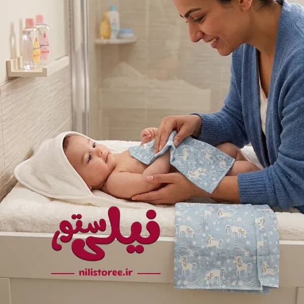 خشک کن ۲ عددی نوزاد برند بیبی فورلایف baby4life کد 14 — تصویر ۲
