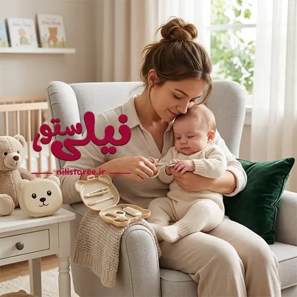 ست مانیکور نوزاد طرح خرس برند The Undefined Bear