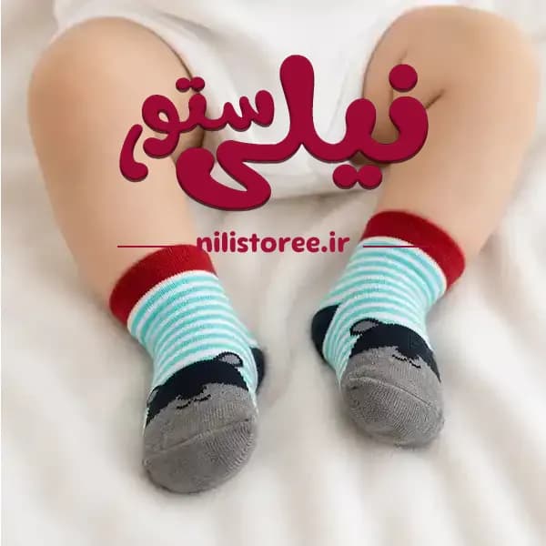 جوراب استپ دار مچی طرح حیوانات 18 تا 24 ماه برند12