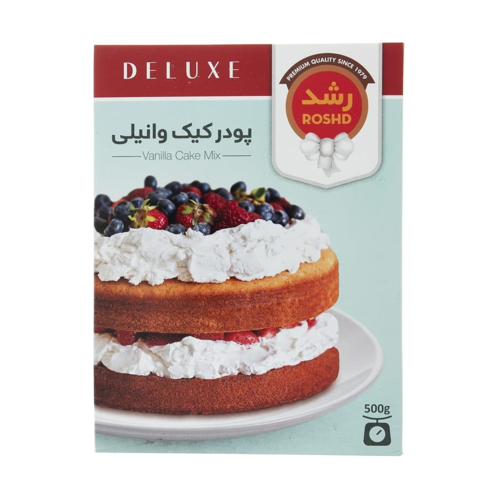 پودر کیک وانیلی رشد – 500 گرم — تصویر ۳