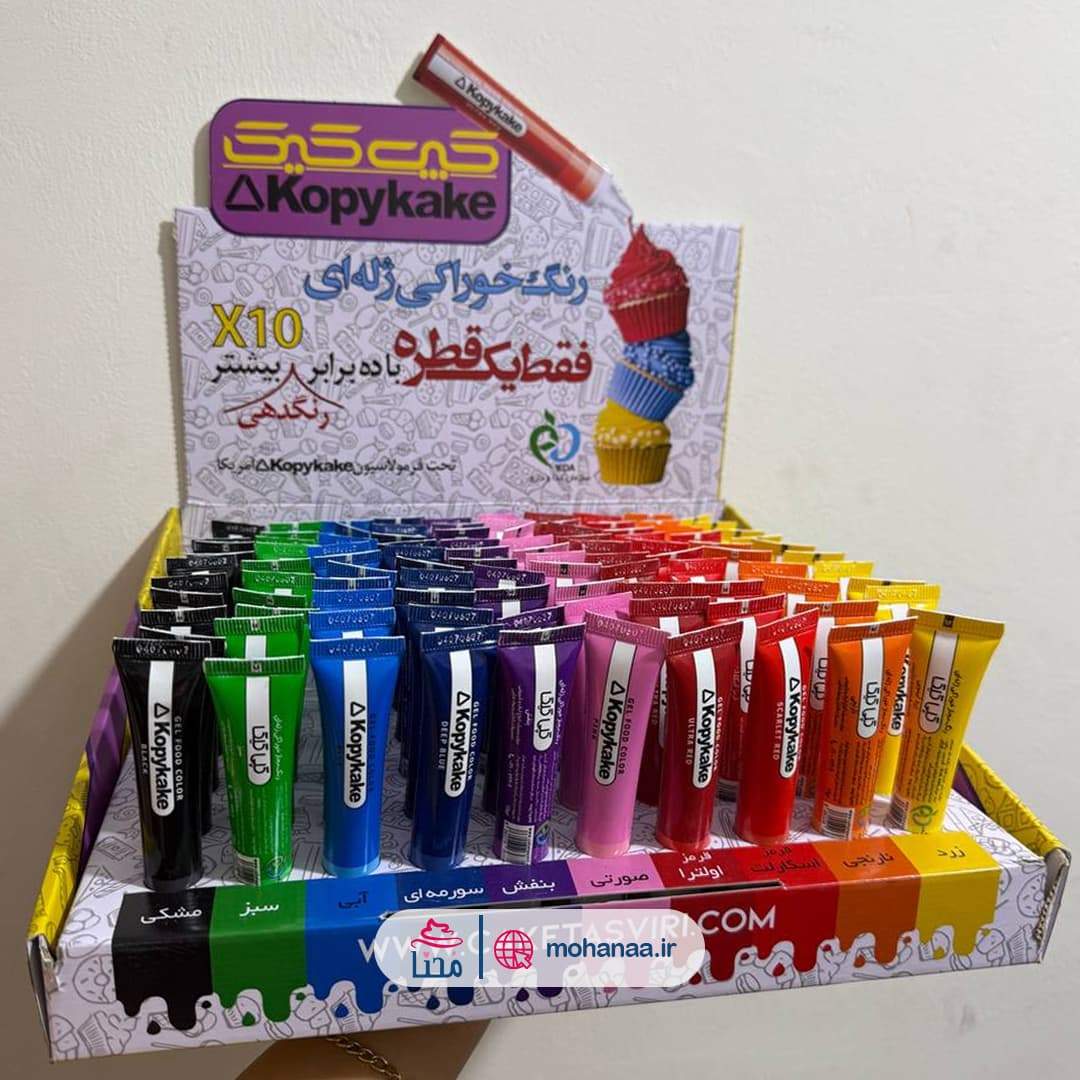 رنگ ژله ای تیوپی کپی کیک – 15 گرم