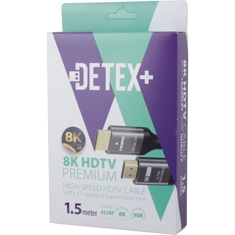 کابل HDMI DETEX 1.5 8K