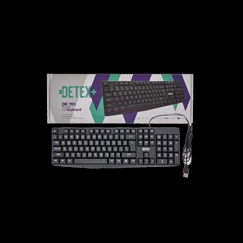 کیبورد سیم دار DETEX 701