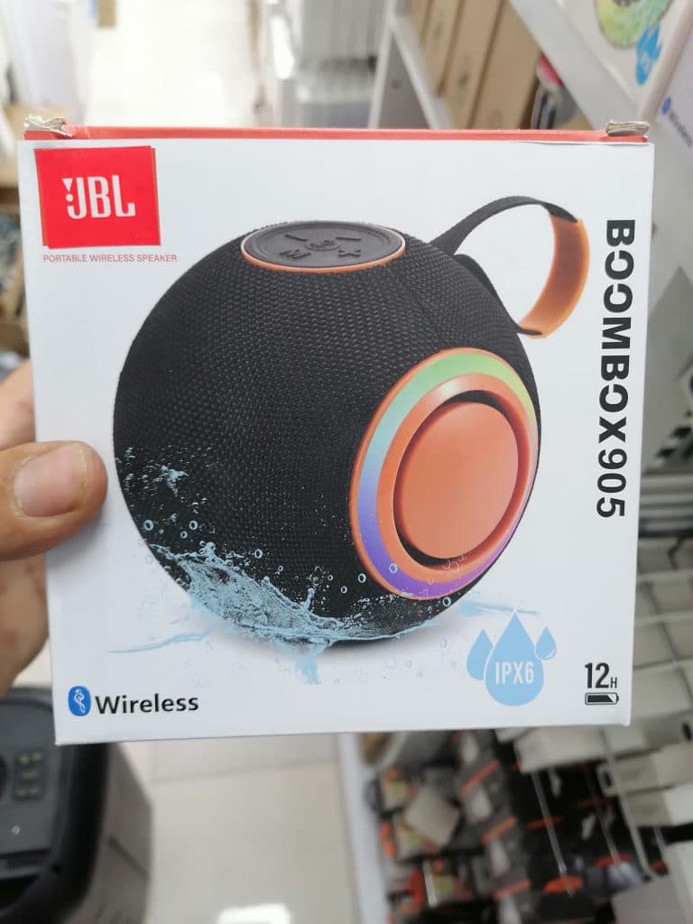 اسپیکر بلوتوثی قابل حمل JBL مدل BOOMBOX905 با کیفیت صدای عالی (عمده و تک) — تصویر ۴