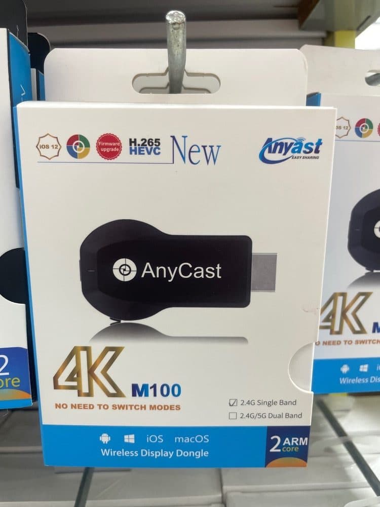 دانگل وای‌فای اورجینال Any Cast مدل M100 مخصوص آیفون با انتقال تصویر 4K |اورجینال(عمده و تک) — تصویر ۲