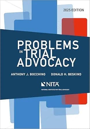و دانلود نسخه کامل کتاب زبان اصلی Problems in Trial Advocacy, 2025 Edition (NITA) | دانلود کتاب خارجی