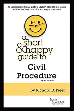 و دانلود نسخه کامل کتاب زبان اصلی A Short & Happy Guide to Civil Procedure (Short & Happy Guides) | دانلود کتاب خارجی