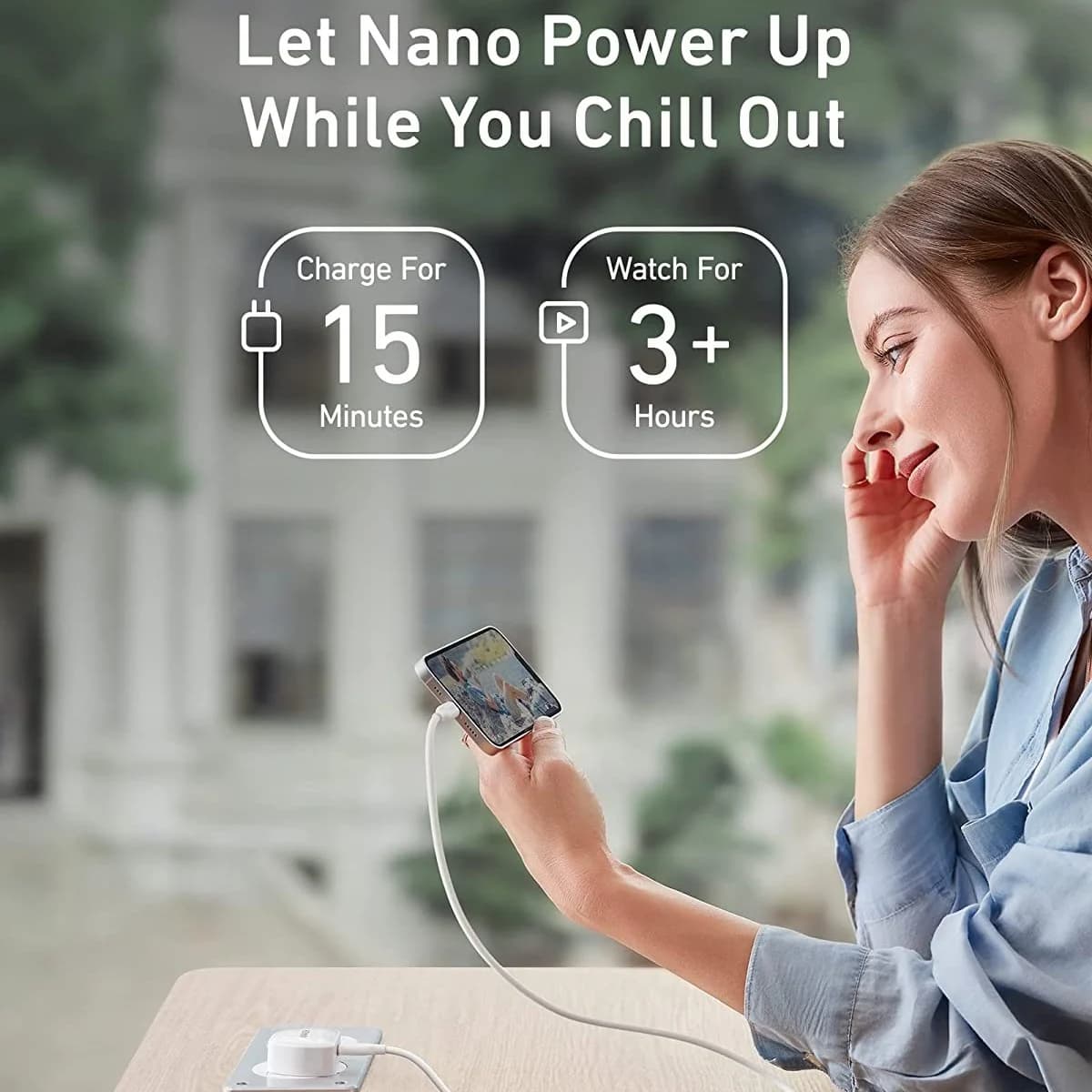 شارژر دیواری انکر مدل PowerPort III Nano-20W Fast Charger — تصویر ۴