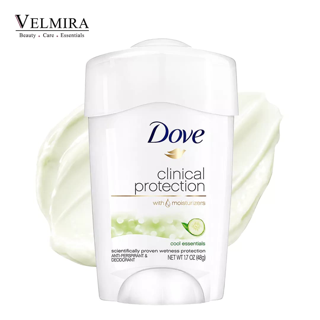 مام کلینیکال کرمی داو Dove Clinical Cool Essentials با حفاظت ۴۸ ساعته و مرطوب‌کننده وزن ۴۸ گرم