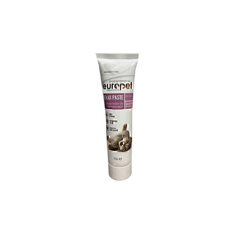 خمیر آرامش بخش گربه یوروپت Europet Cat Relax Paste وزن 100 گرم