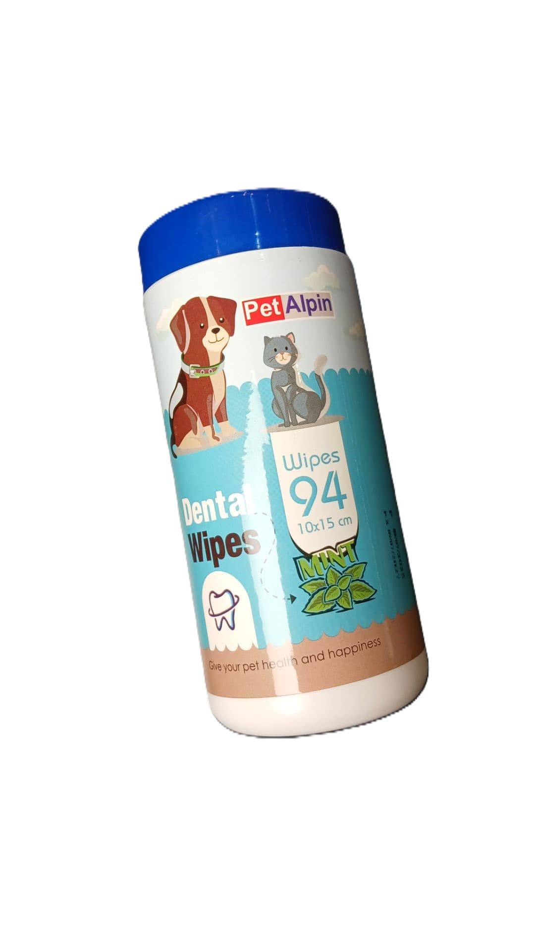 دستمال مرطوب دندان 94 عددی برند Pet Alpin