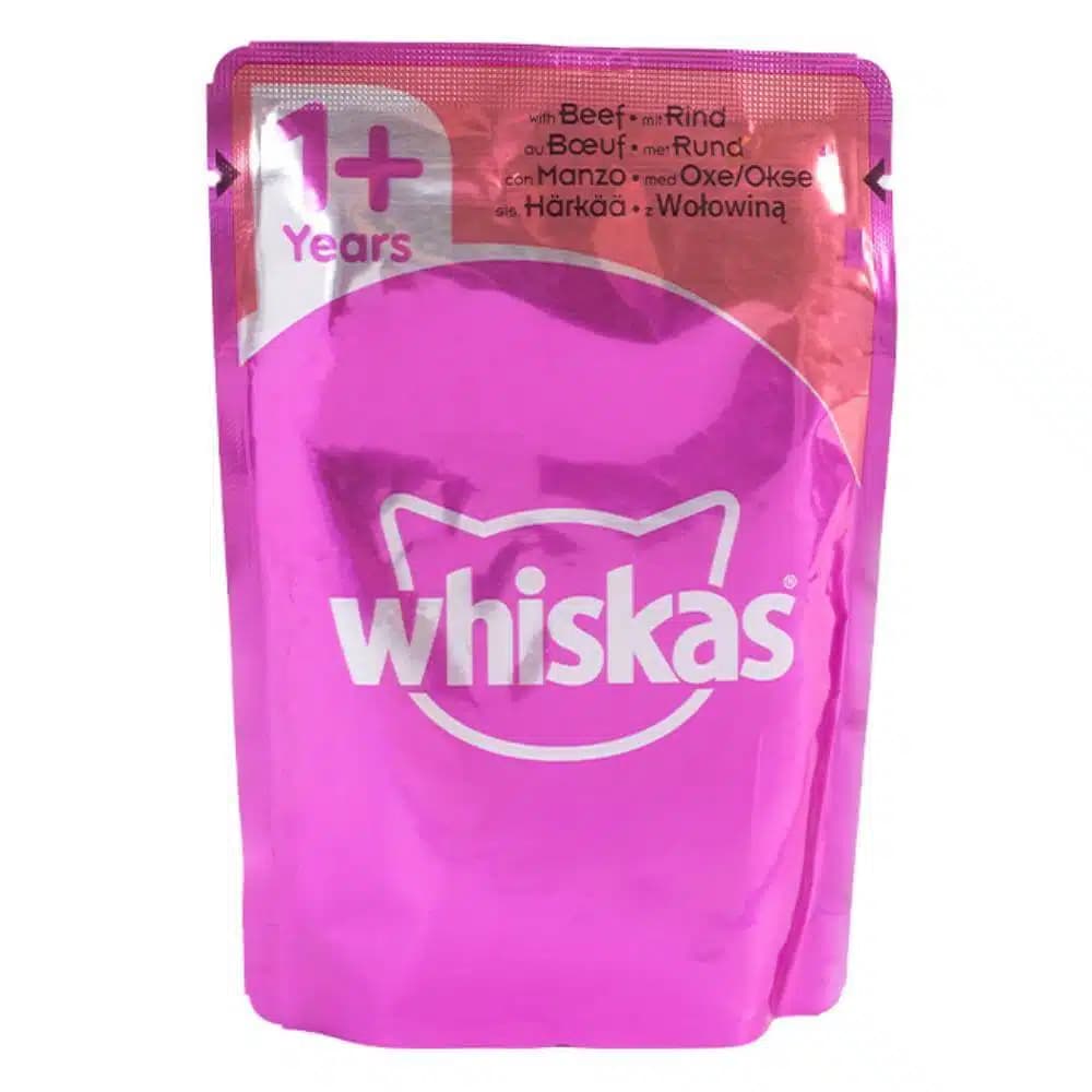 پوچ گربه ویسکاس با طعم مرغ – Whiskas Pouch Chicken Flavor 85g — تصویر ۲
