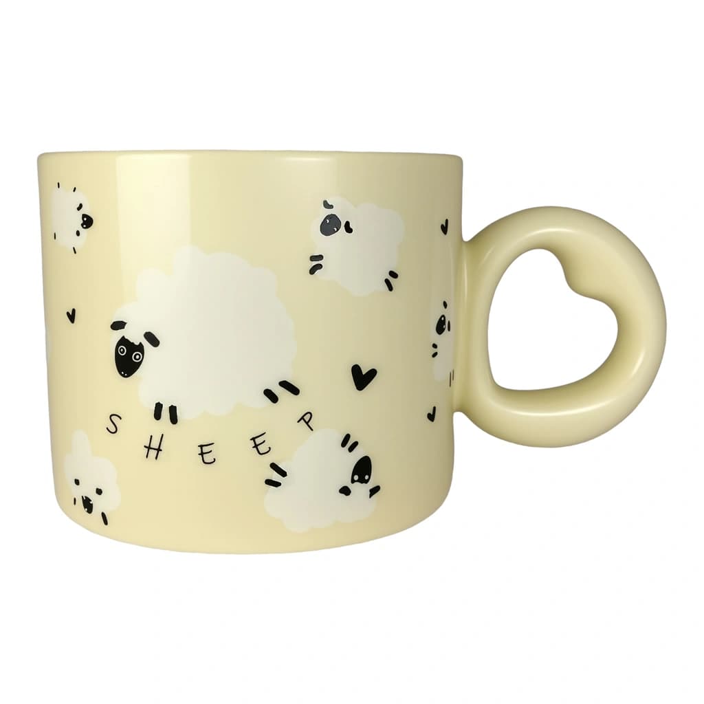 ماگ سرامیکی گوسفند زرد