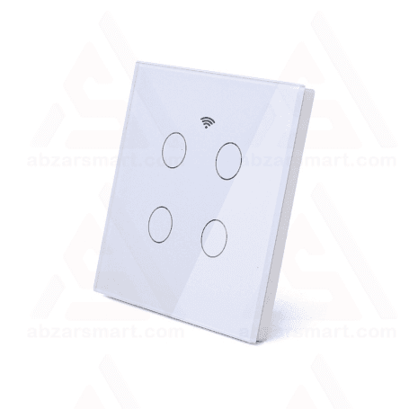 کلید چهارپل هوشمند TUYA مدل RF433MHz+wifi