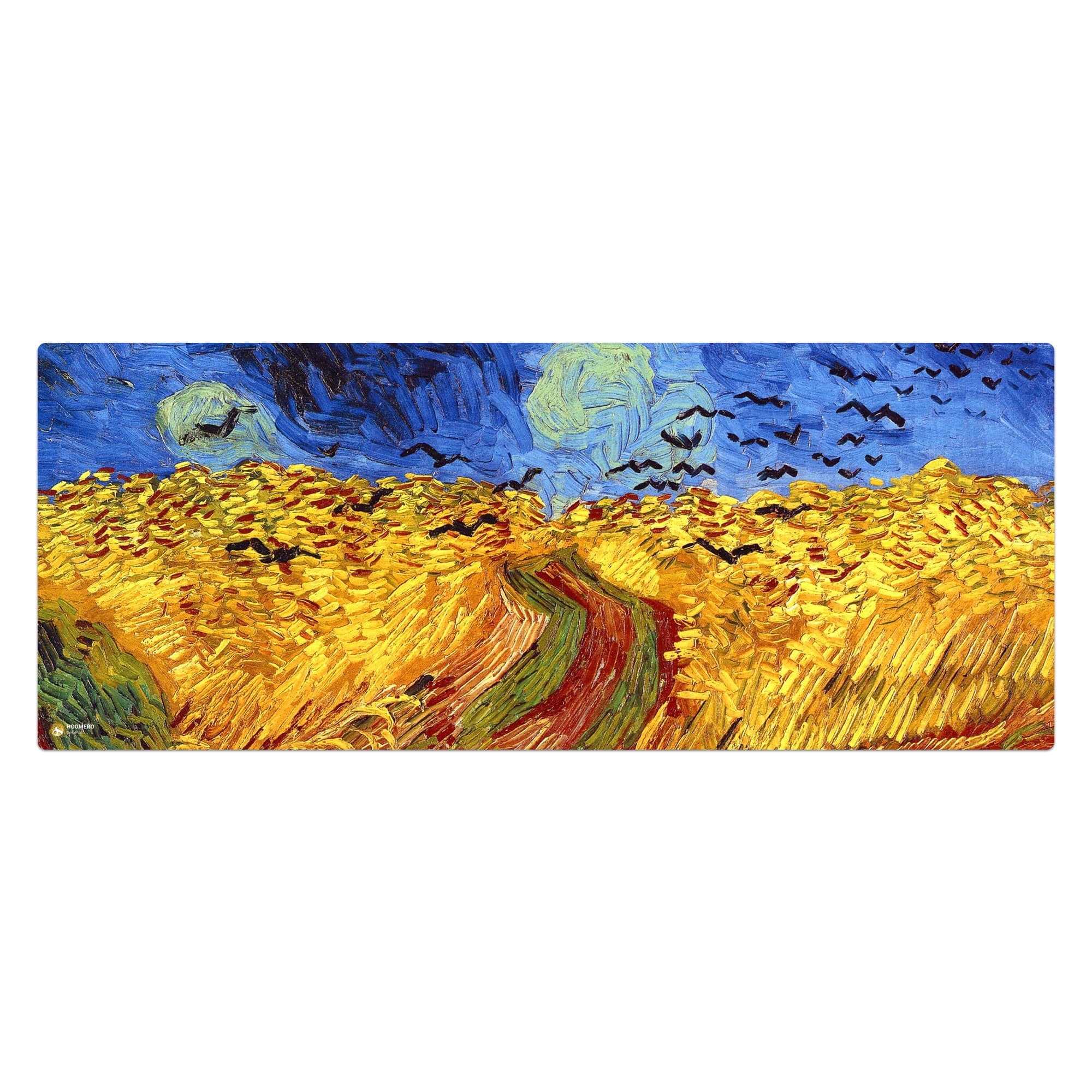 دسک پد هومرو مدل HX286 طرح نقاشی ونگوگ سایز 40×100 سانتیمتر