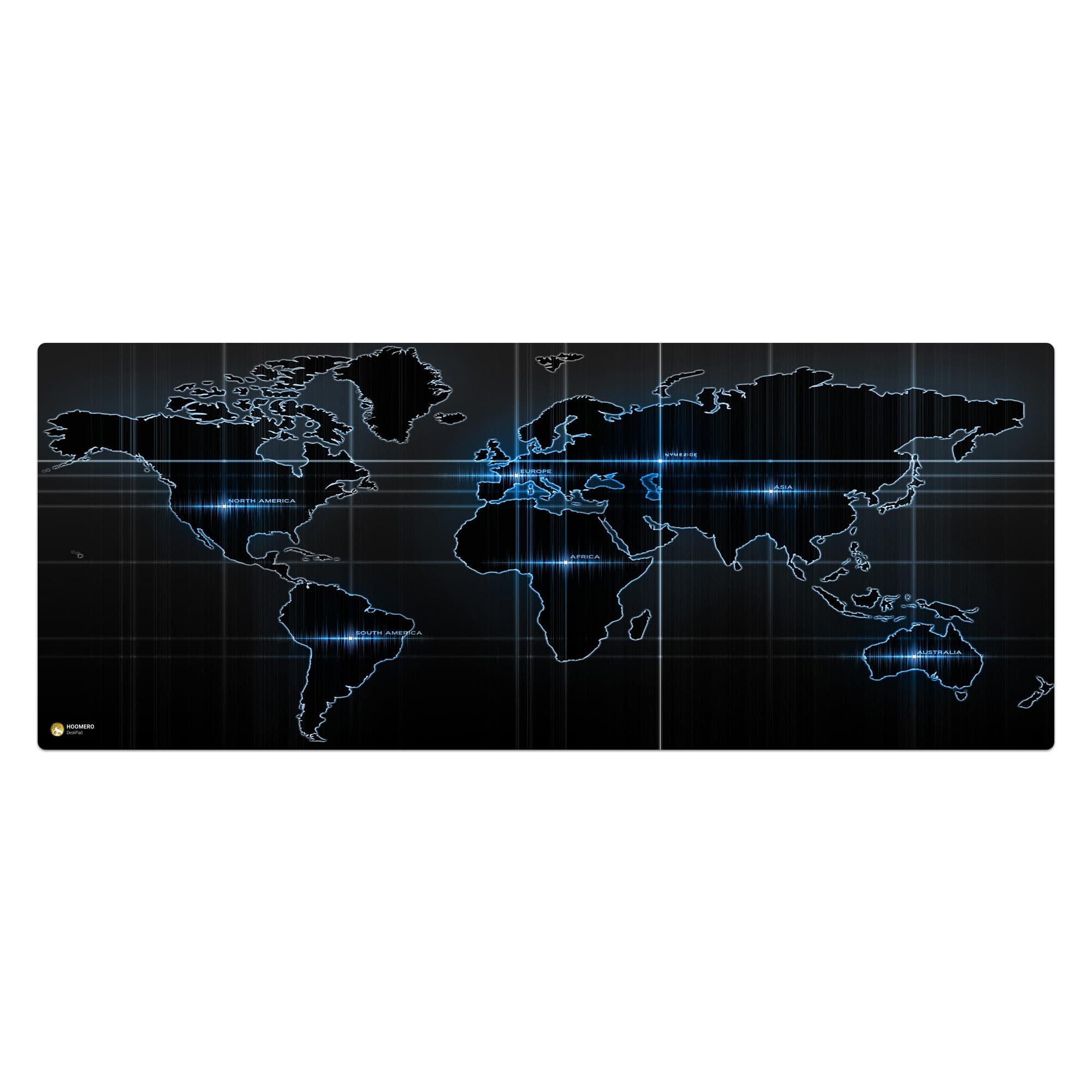 دسک پد هومرو مدل HX327 طرح نقشه جهان سایز 40×100 سانتیمتر