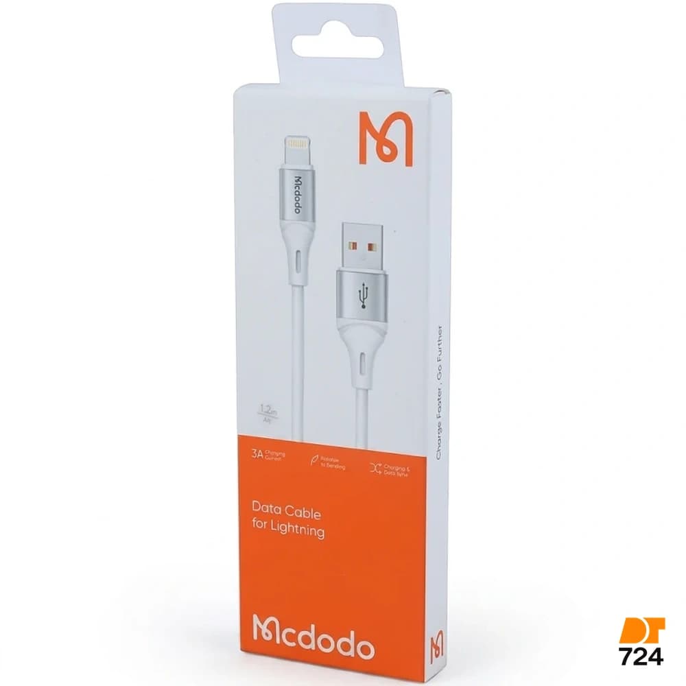 کابل شارژ USB-A به لایتنینگ ۱.۲ متری مک‌دودو مدل CA-183 — تصویر ۳