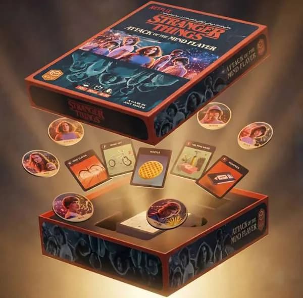 بازی فکری کارتی چهارپایه مدل استرنجر تینگز Stranger Things Attack of the Mind Flayer با نقش مخفی، همکاری گروهی، مناسب 4 تا 7 بازیکن و مدت زمان کمتر از 1 ساعت — تصویر ۸