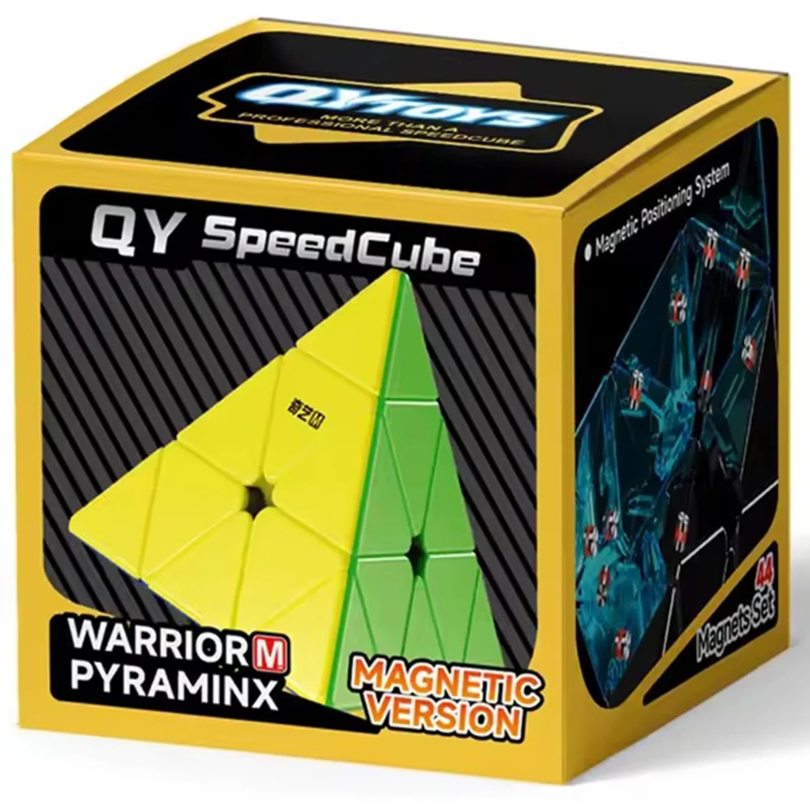 روبیک چی ای مدل هرم وریور مگنت کای وای 3×3 QY Warrior M Pyraminx — تصویر ۳