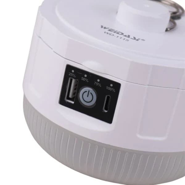 لامپ شارژی 80 وات ویداسی WD-1115 تعمیری — تصویر ۶