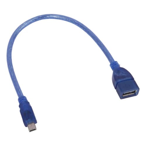 کابل کوتاه افزایش طول Mini USB دیتکس پلاس +Detex طول 30 سانتی متر — تصویر ۳