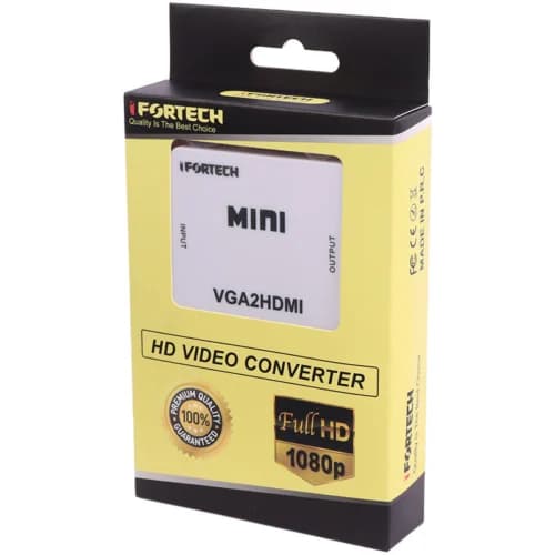 تبدیل VGA به HDMI آی فورتک Ifortech — تصویر ۲