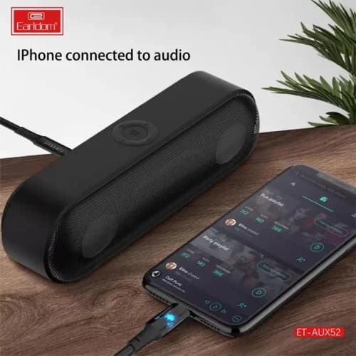 کابل تبدیل Lightning به AUX ارلدام ET-AUX52 طول 1 متر — تصویر ۶