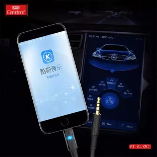 کابل تبدیل Lightning به AUX ارلدام ET-AUX52 طول 1 متر — تصویر ۵