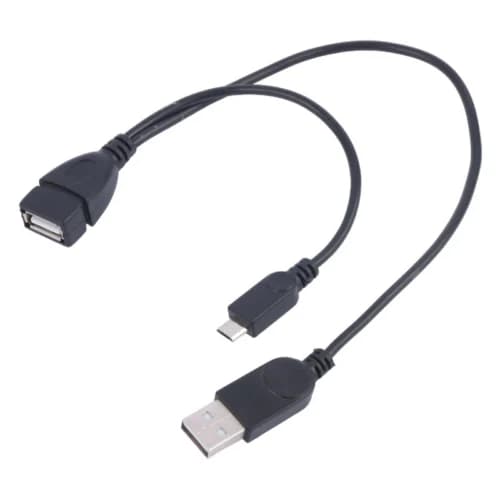کابل افزایش طول USB/MicroUSB به USB طول 30 سانتی متر