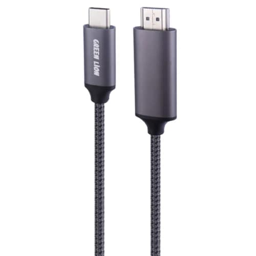 کابل تبدیل Type-C به HDMI 4K گرین لاین GN4KTCHDMIBK طول 2 متر — تصویر ۳