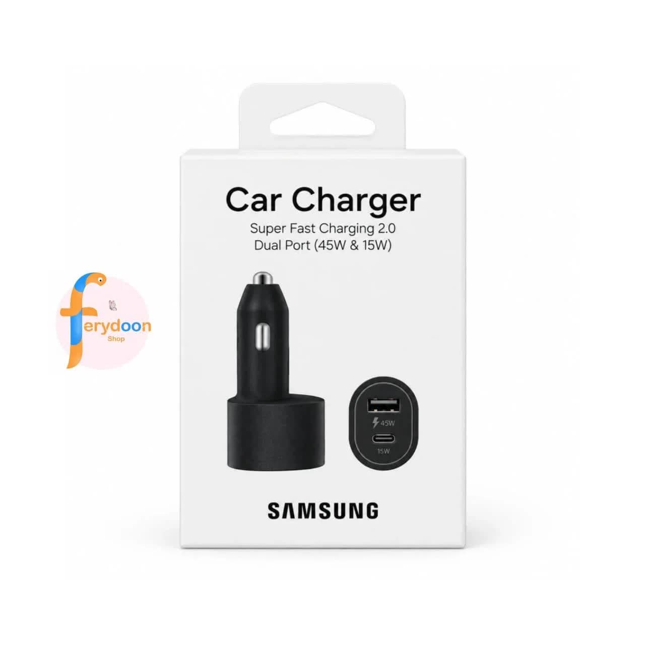شارژر فندکی خودرو سامسونگ مدل EP-L5300 توان 45 وات — تصویر ۲
