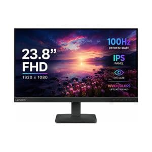 مانیتور 23.8 اینچ لنوو مدل L24-4e با وضوح Full HD، پنل IPS و نرخ به‌روزرسانی 100 هرتز