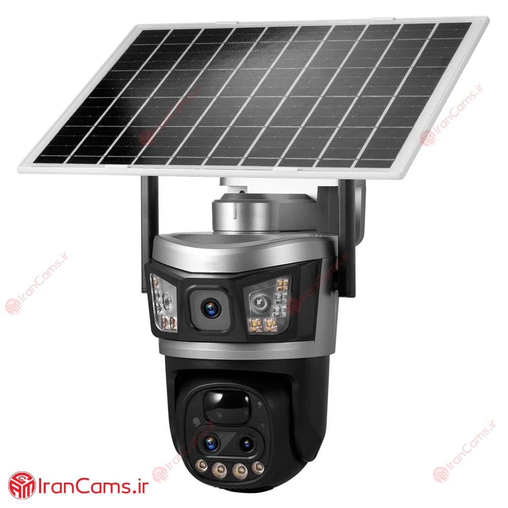 دوربین سیم کارتی خورشیدی 12 مگاپیکسل 2 لنز V380 PRO مدل VSC87-4G — تصویر ۲
