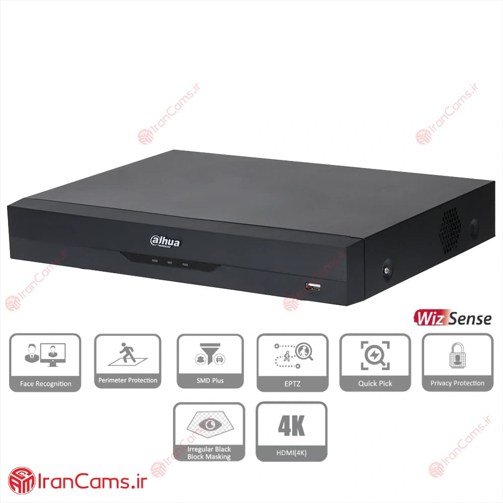 دستگاه دی وی آر 16 کانال داهوا DH-XVR5116H-4KL-I3 — تصویر ۲