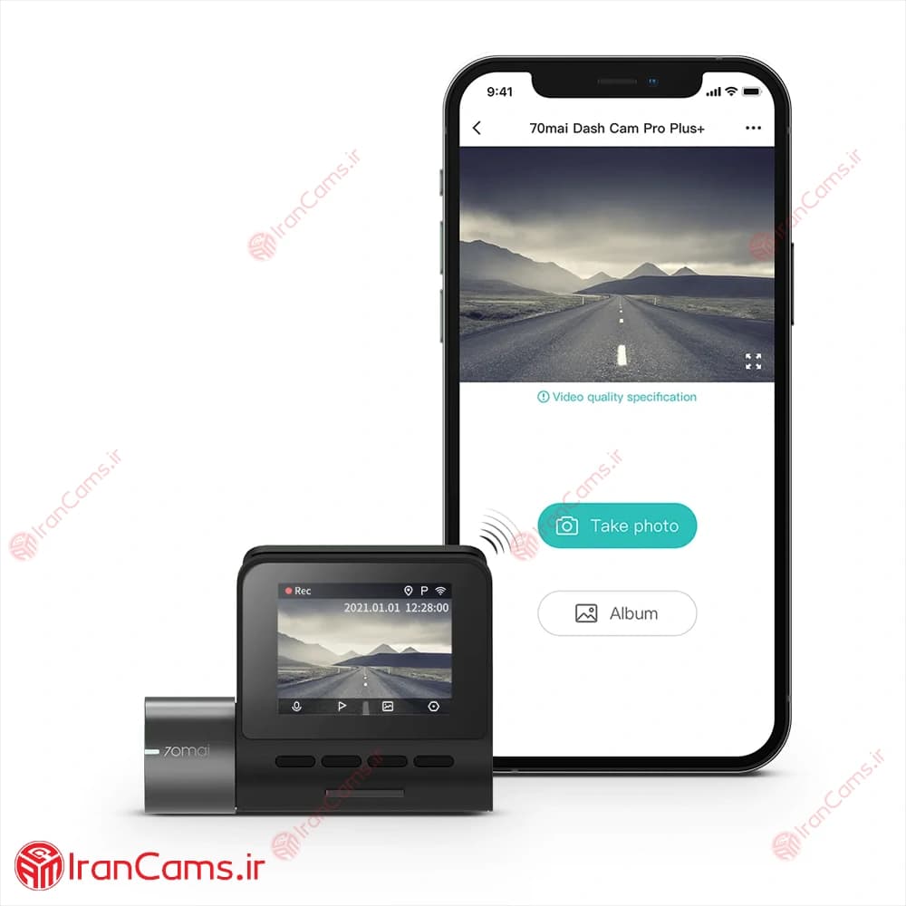 دوربین ثبت وقایع خودرو شیائومی 70mai مدل Dash Cam Pro Plus A500S — تصویر ۶