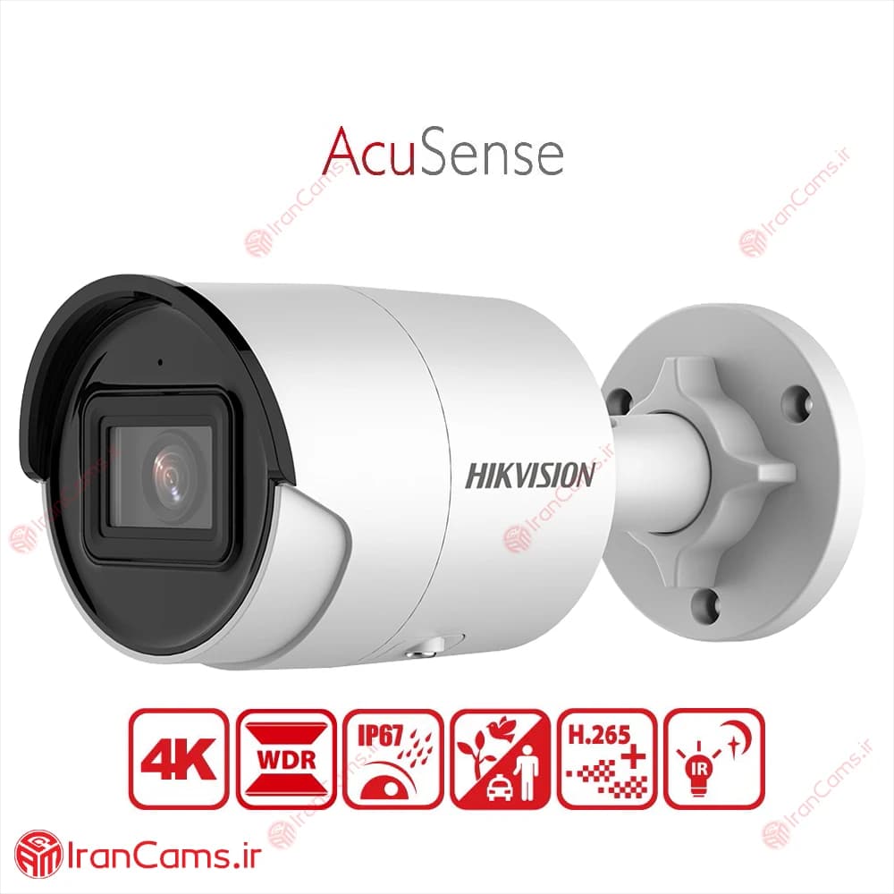 دوربین مداربسته IP بولت 8 مگاپیکسل هایک ویژن DS-2CD2083G2-I — تصویر ۲
