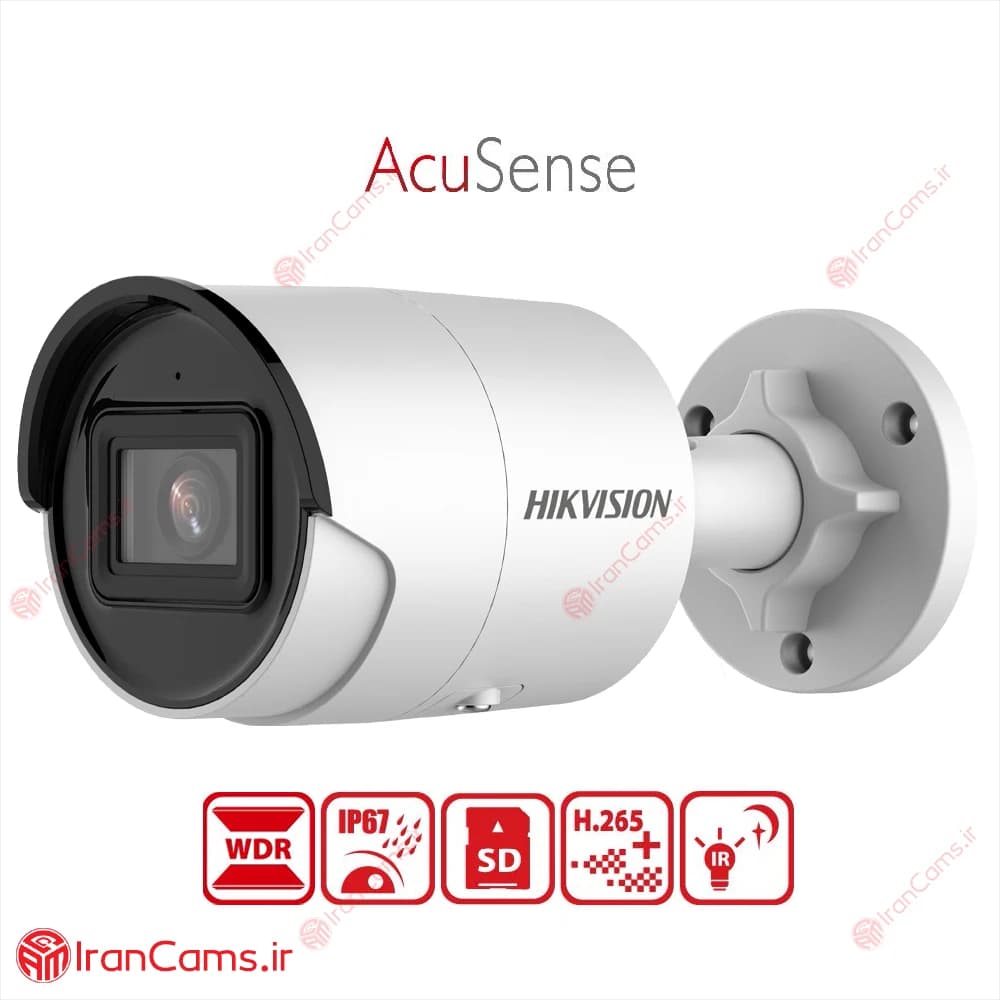 دوربین مداربسته IP بولت 4 مگاپیکسل هایک ویژن DS-2CD2043G2-I — تصویر ۲