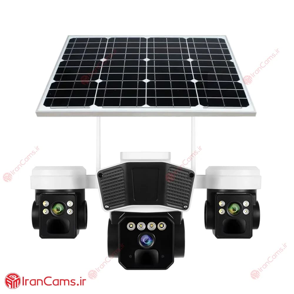 دوربین بی سیم خورشیدی سیمکارتی سه لنز O-KAM Pro مدل TL3 — تصویر ۲