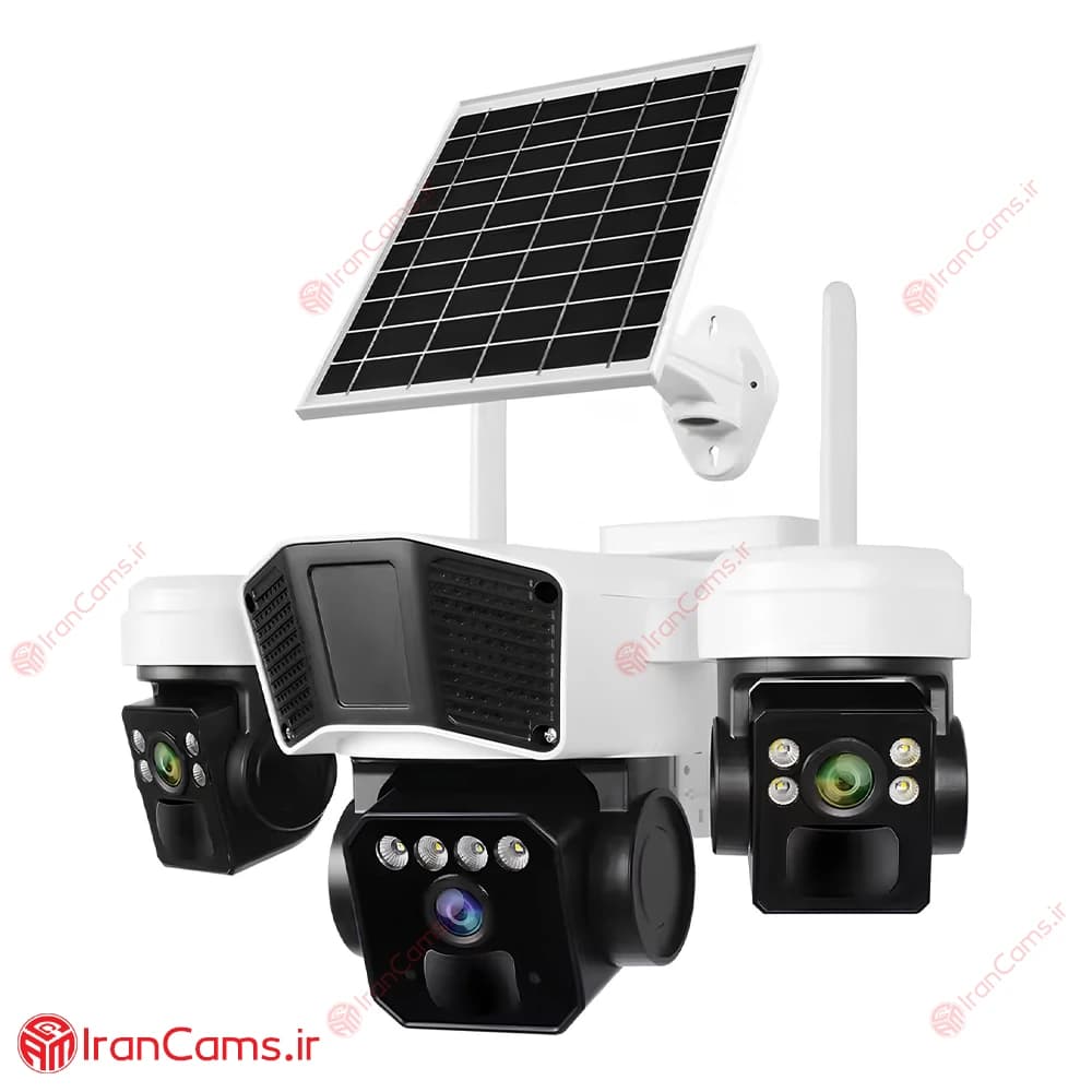 دوربین بی سیم خورشیدی سیمکارتی سه لنز O-KAM Pro مدل TL3 — تصویر ۳