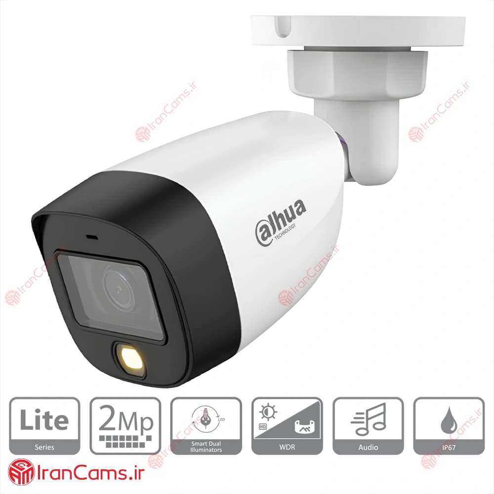 دوربین مداربسته بولت 2 مگاپیکسلی داهوا DH-HAC-HFW1239CP-IL-A — تصویر ۲