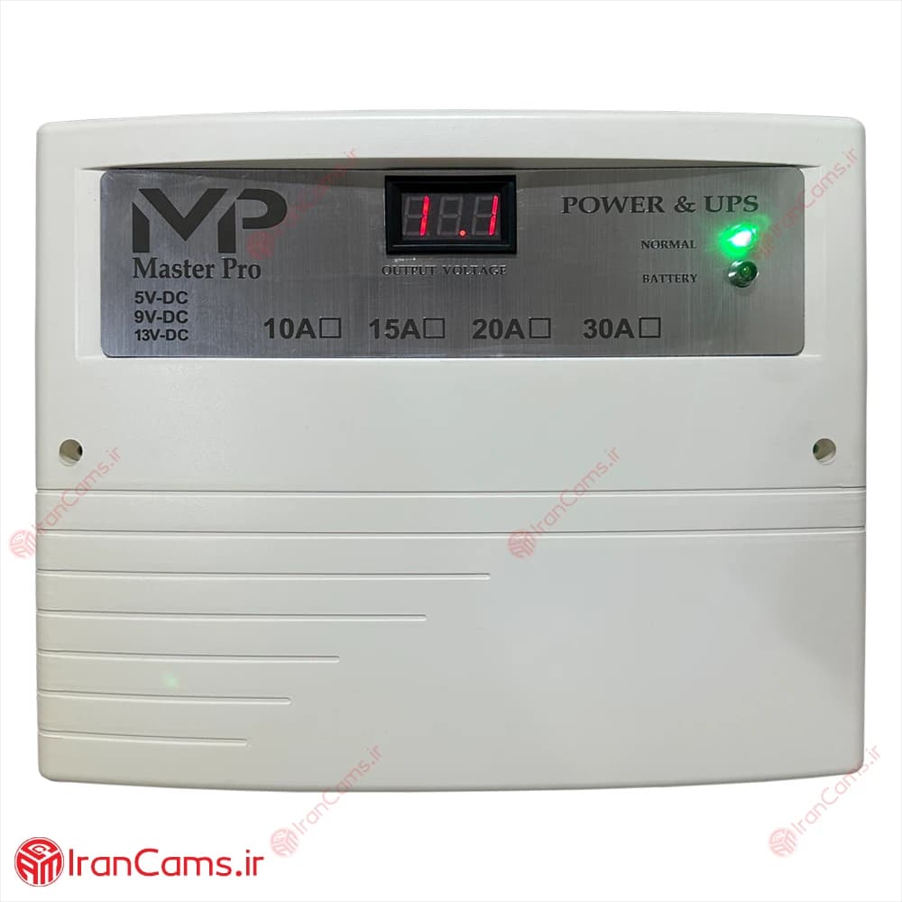 یو پی اس 12 ولت 10 آمپر دوربین مداربسته نمایشگر دار MP
