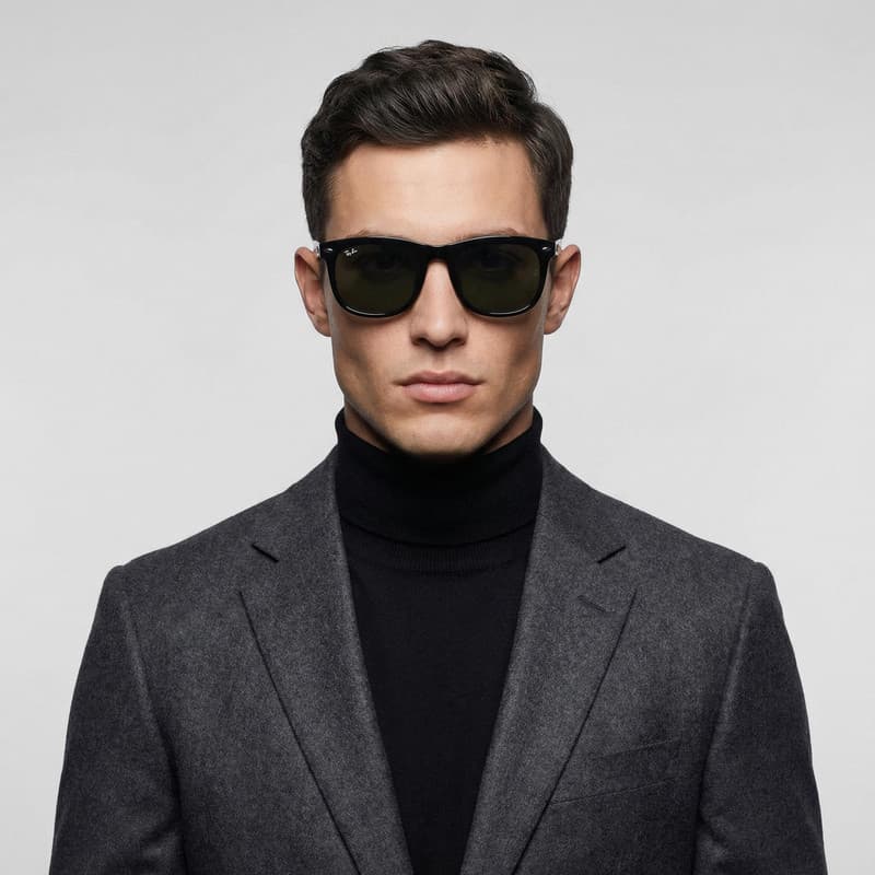 عینک آفتابی ویفرر (Wayfarer) ری بن مدل 0RB4260-601-71 — تصویر ۳