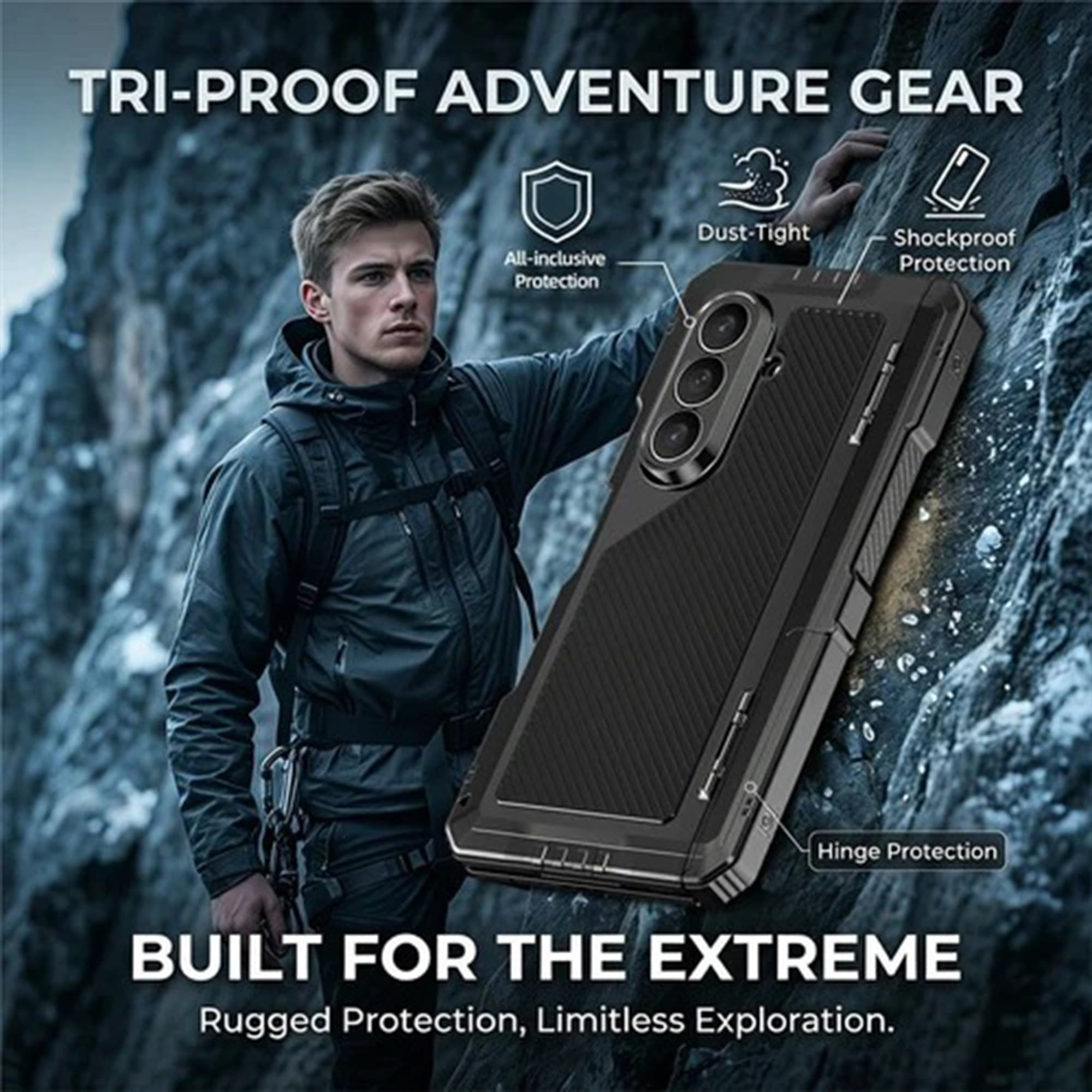 کاور مدل LuxAntishocksFold8U گوشی سامسونگ Galaxy Z Fold 8 Ultra — تصویر ۶