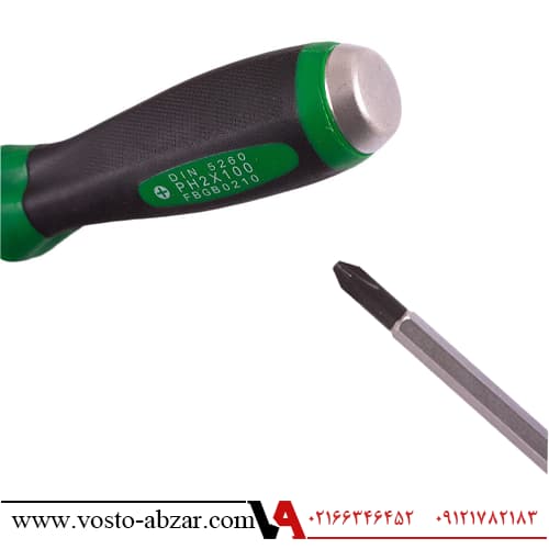 پیچ گوشتی ضربه خور چهارسو تاپ تول مدل FBGB0215 — تصویر ۲
