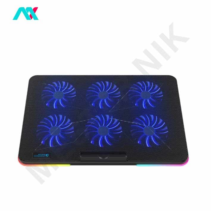 پایه خنککننده گیمینگ لپتاپ 6 فن کولکلد مدل F5 — تصویر ۲