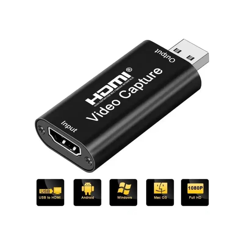 کپچر HDMI مستقیم USB 2.0 ای نت (Enet) مدل CaH-100 — HDMI Video Capture 1080p — تصویر ۲