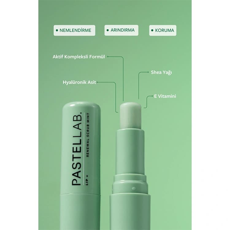 اسکراب لب Pastel مدل Pastellab Renewal Mint — تصویر ۳