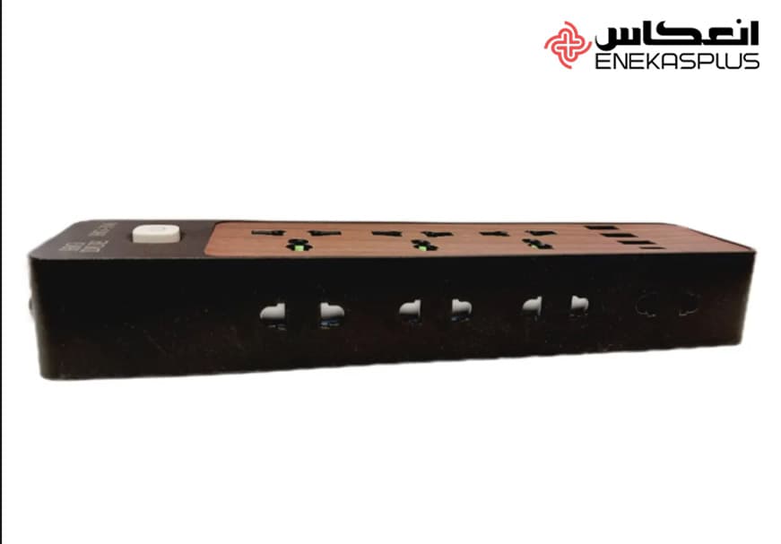 چند راهی برق 3USB+1TYPE-C مدل HG-306 — تصویر ۴