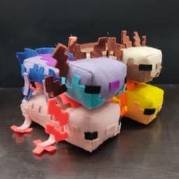 عروسک نمدی اکسلاتل ماین کرافت Axolotl Minecraft (یک عدد) — تصویر ۲